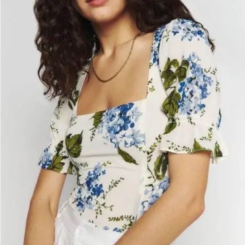 Reformation Constance Top Riviera size 0 NWT